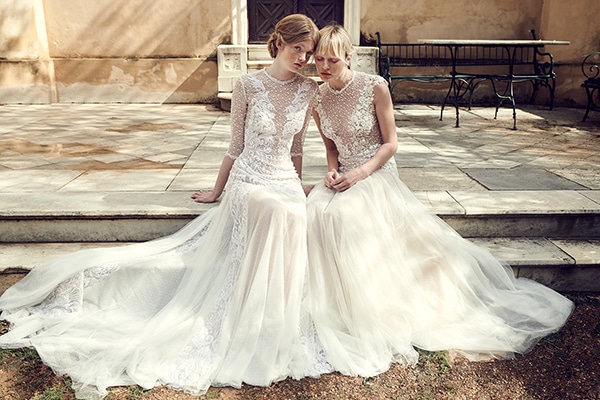 Beautiful luxurious wedding dresses for an autumn wedding | Costarellos Fall 2019 Beautiful luxurious wedding dresses for an autumn wedding | Costarellos Fall 2019