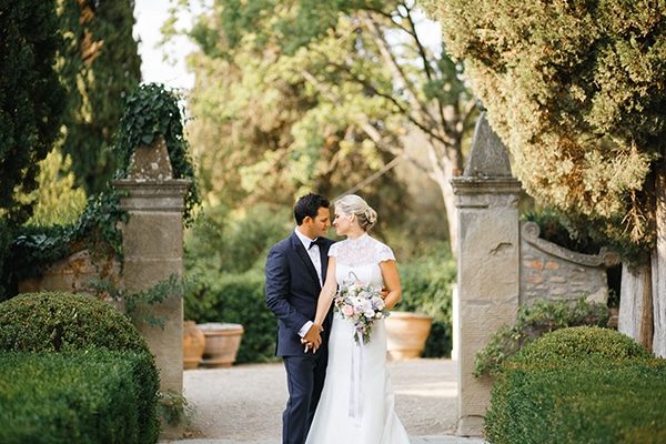 Beautiful white green and pink wedding in Italy Beautiful white green and pink wedding in Italy