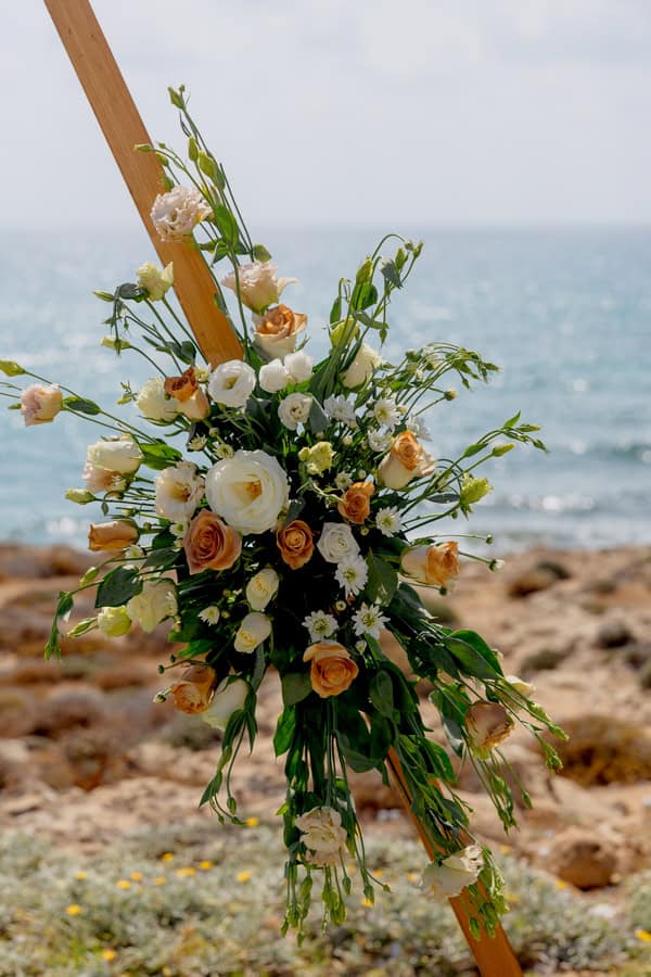 Boho Chic Destination Wedding By The Sea Cyprus