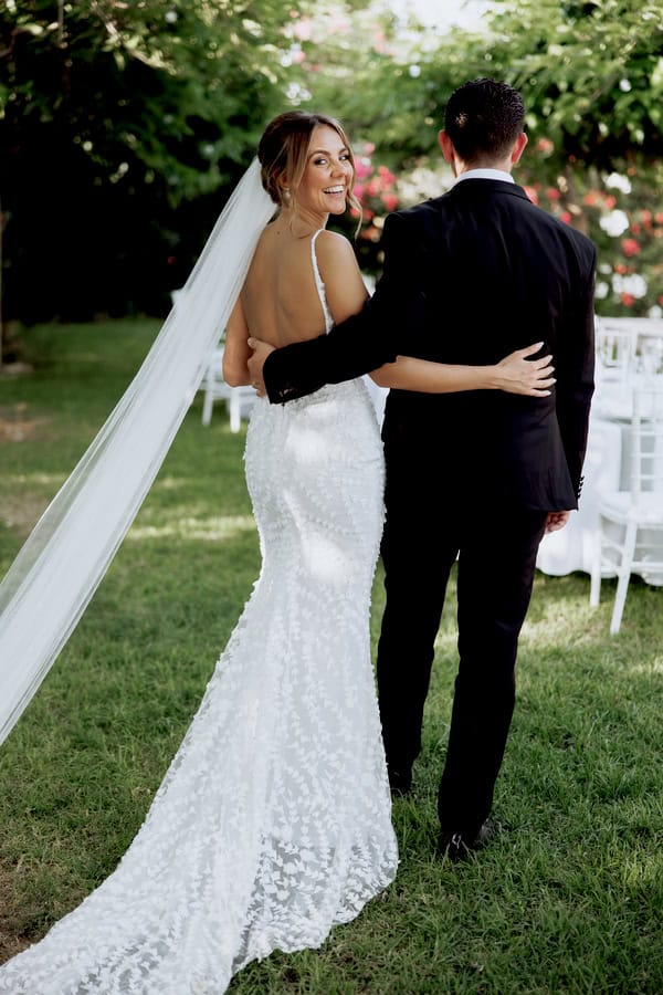 Classic Timeless Wedding By The Sea White Blooms