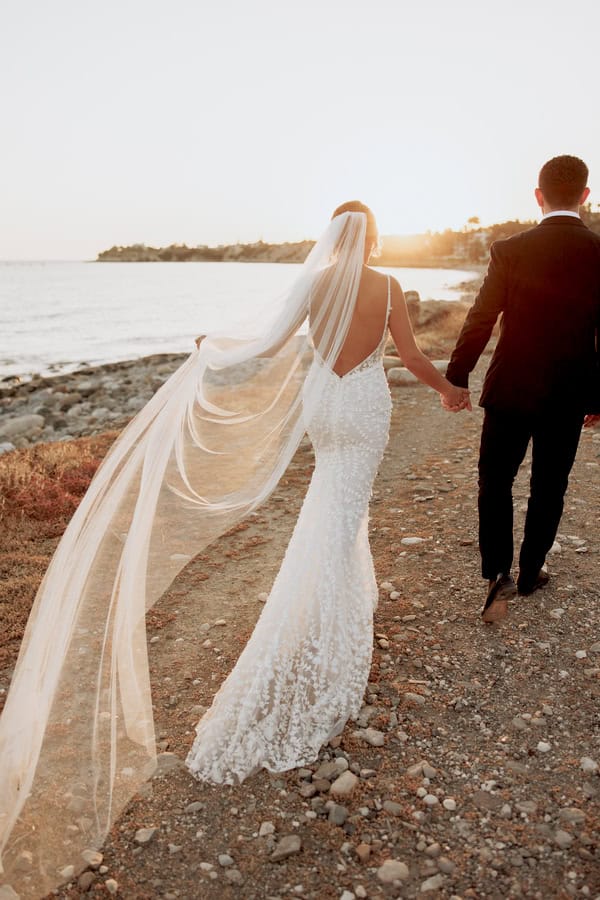 Classic Timeless Wedding By The Sea White Blooms