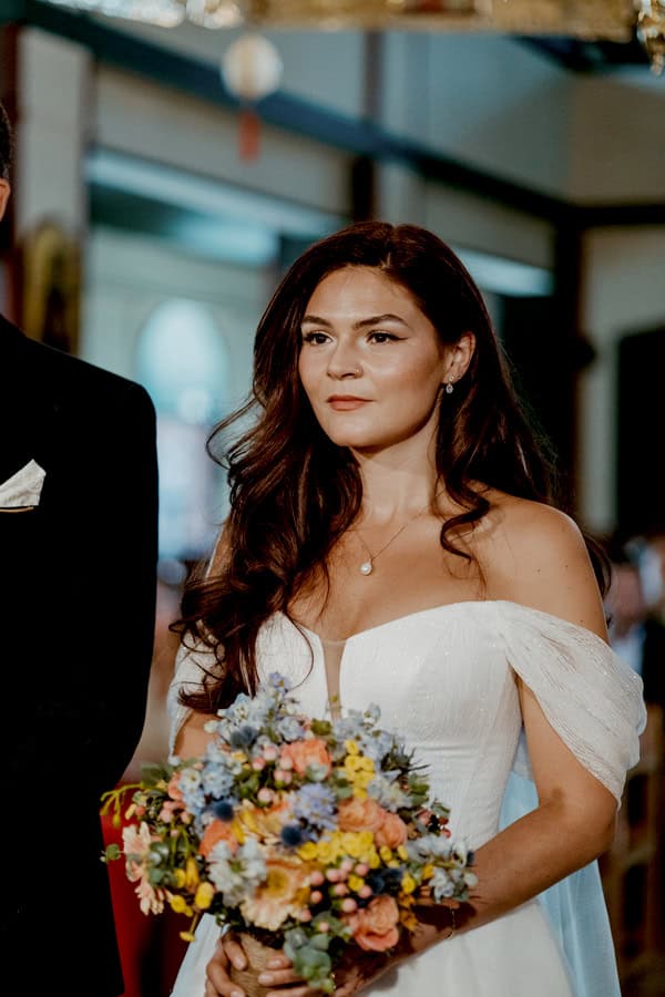 Colorful Summer Destination Wedding Greece