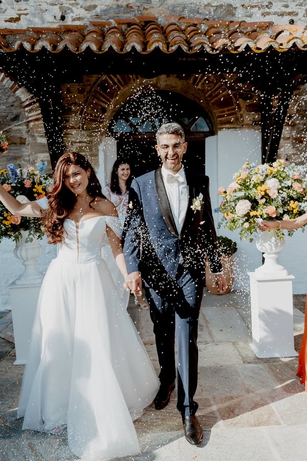 Colorful Summer Destination Wedding Greece