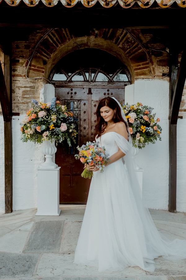 Colorful Summer Destination Wedding Greece