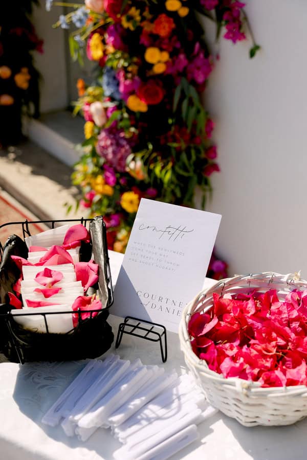 Colorful Wedding Kefalonia Gorgeous Florals