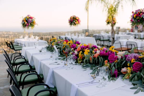 Colorful Wedding Kefalonia Gorgeous Florals