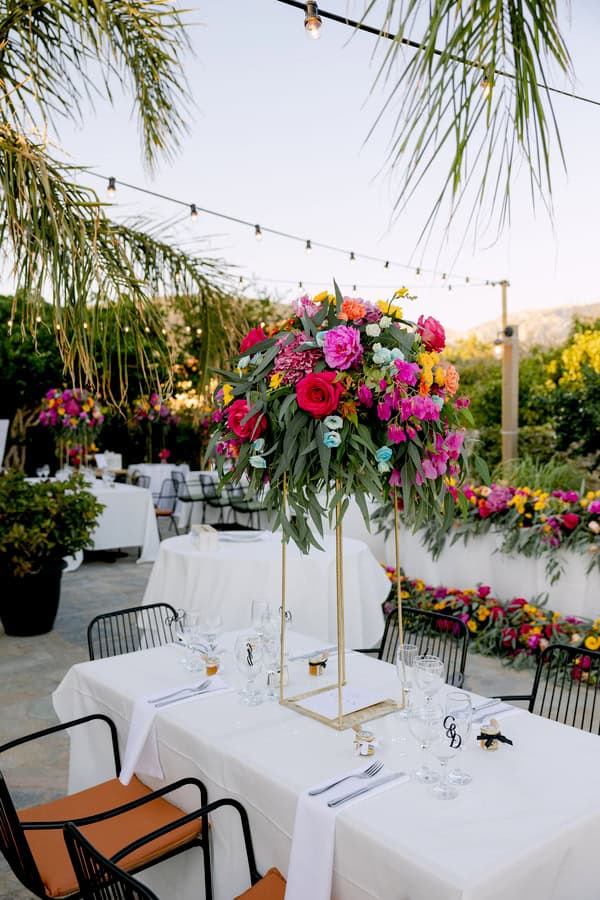 Colorful Wedding Kefalonia Gorgeous Florals