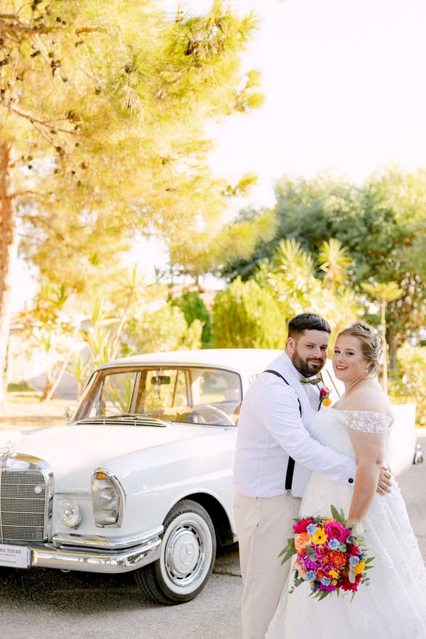 Colorful Wedding Kefalonia Gorgeous Florals