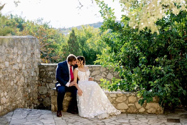 Dreamy wedding in Chania with white blooms | Maria & Antonis