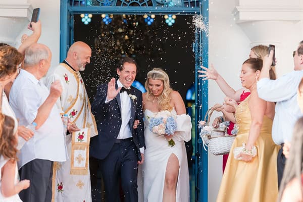 Elegant floral wedding at the gorgeous Ble Azure in Athens Greece | Clea & Leonidas