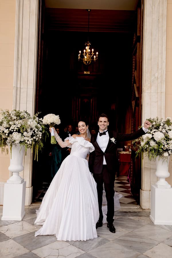 Garden Inspired Wedding Athens Riviera With Radiant Colors