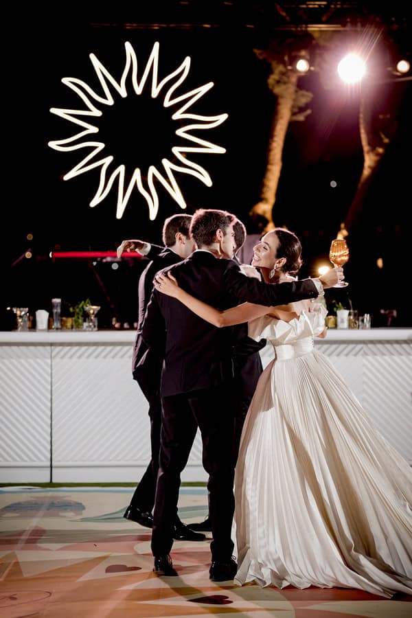 Garden Inspired Wedding Athens Riviera With Radiant Colors