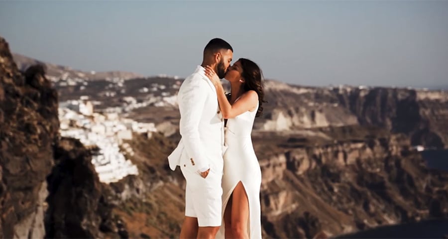 Lovely video of a gorgeous elopement in Santorini │Shyla & Sam Lovely video of a gorgeous elopement in Santorini │Shyla & Sam
