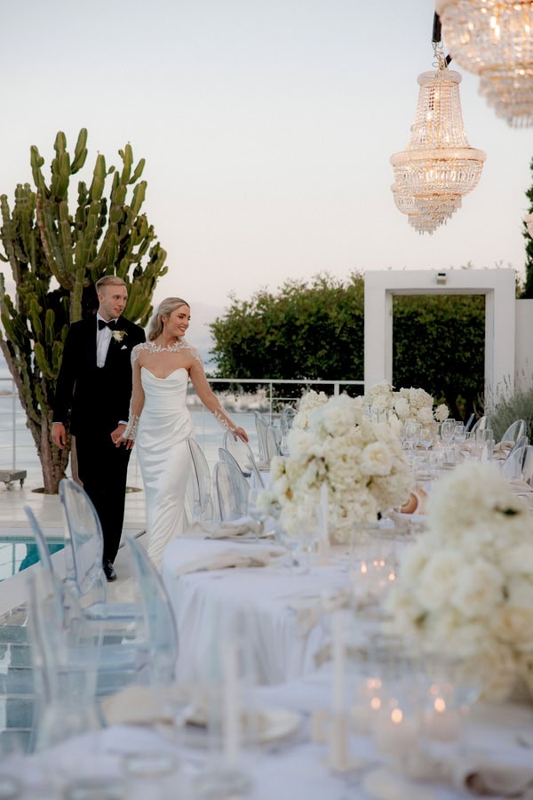 Luxurious Summer Wedding Overlooking The Bay Of Mirabello In Crete