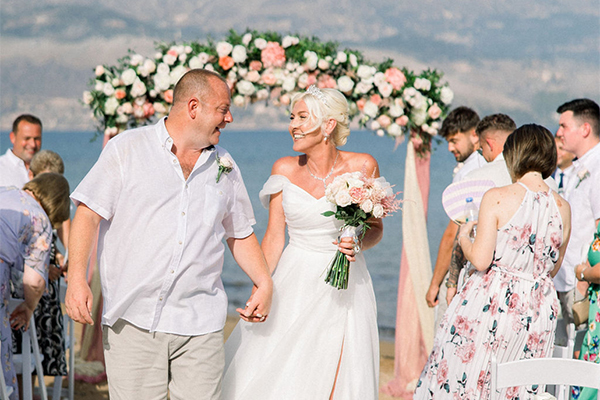 Romantic beach wedding in Kefalonia | Rebecca & David Romantic beach wedding in Kefalonia | Rebecca & David