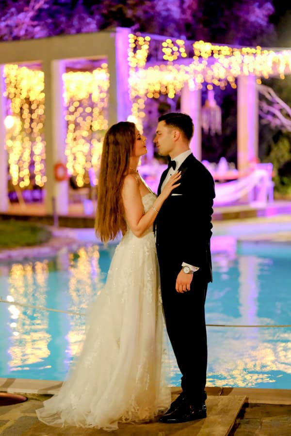 Romantic Wedding Thessaloniki White Blush Pink Roses