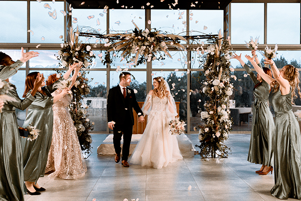 Romantic winter wedding in Thessaloniki with beautiful flowers and candles | Seva & Justin Romantic winter wedding in Thessaloniki with beautiful flowers and candles | Seva & Justin
