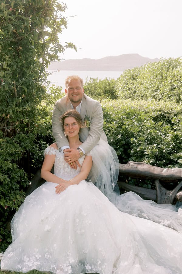 Seaside Celebration In Crete Filled With Vibrant Florals