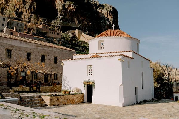 Spring Wedding In Monemvasia Filled With Vibrant Colors