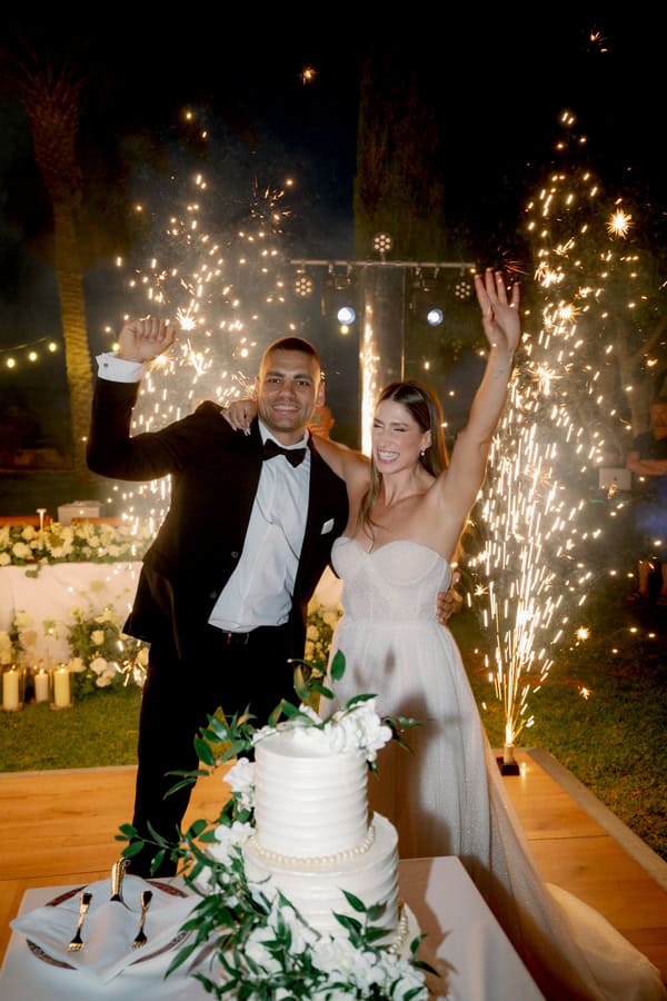 Summer Wedding At Columbia Beach Resort Overlooking Pissouri Bay