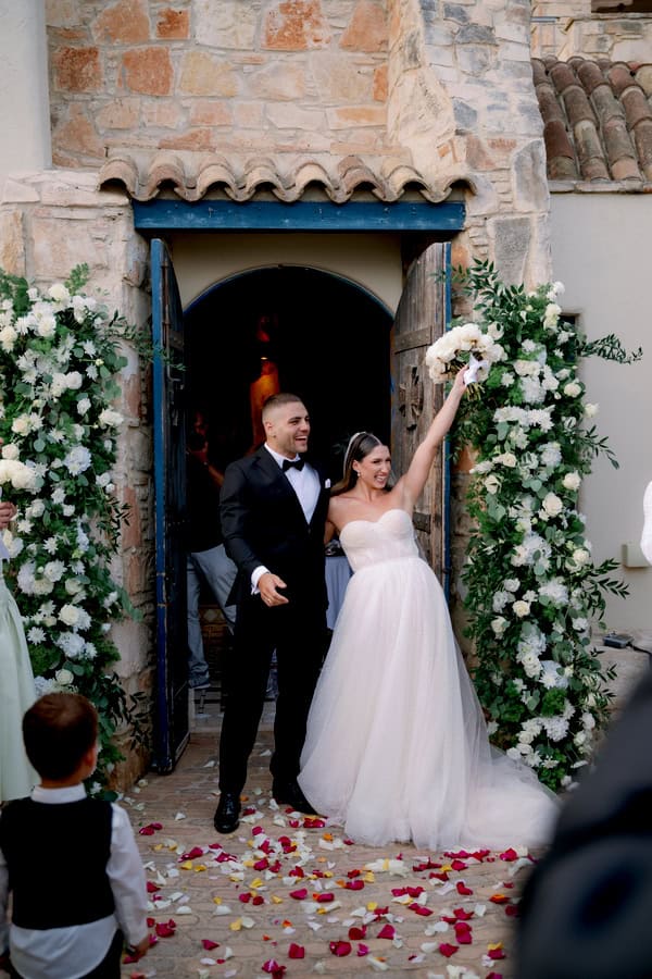 Summer Wedding At Columbia Beach Resort Overlooking Pissouri Bay