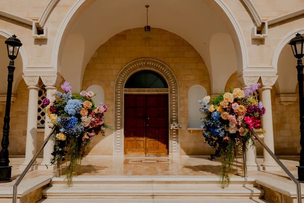 Summer Wedding With Vibrant Flowers