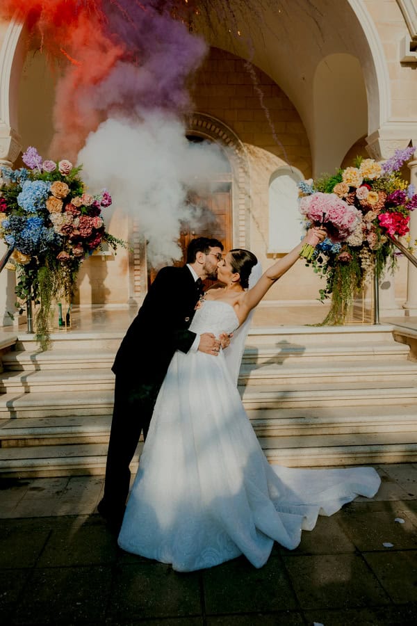 Summer Wedding With Vibrant Flowers