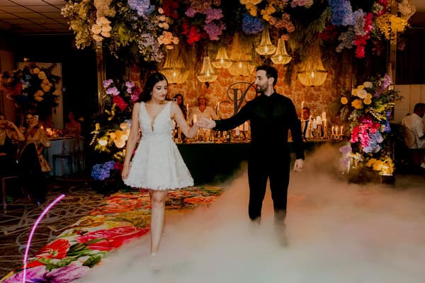 Summer Wedding With Vibrant Flowers