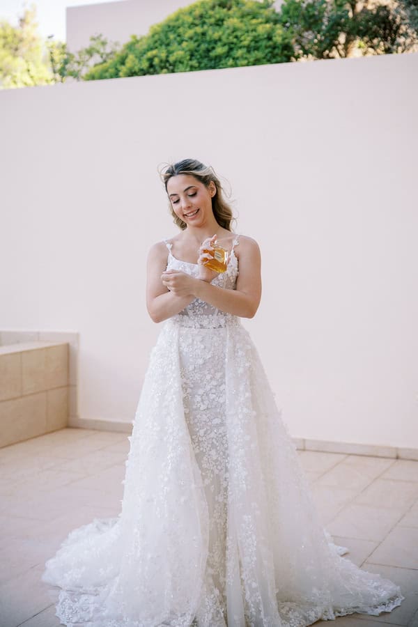 Timeless Athens Wedding Chandeliers Lush White Flowers